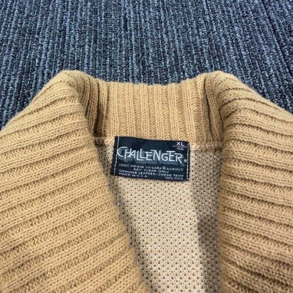 Vintage challenger cardigan , has some flaws as seen in pictures.